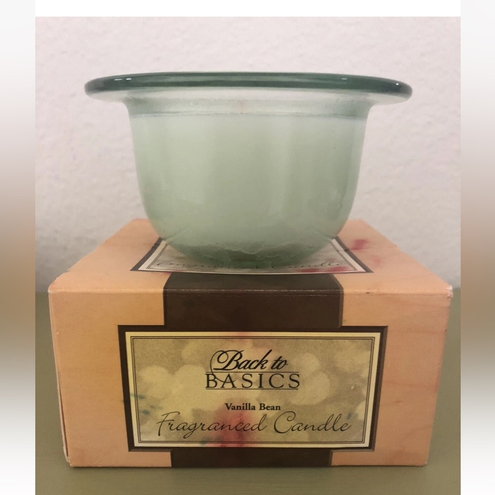 Back to Basics Vanilla Bean Candle. Retired HTF